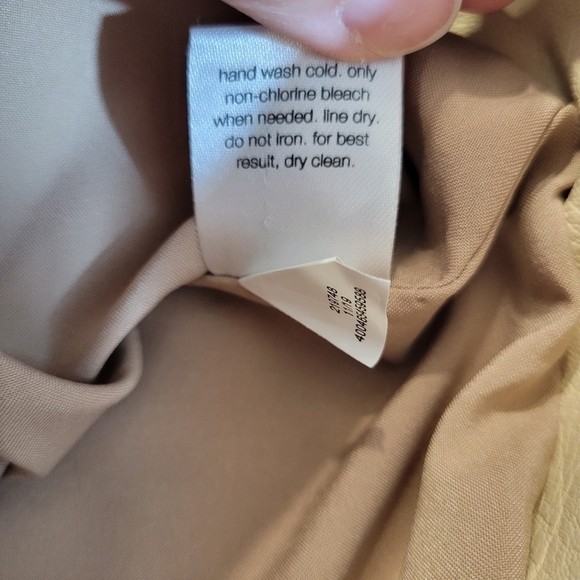 Elizabeth and James Cream Faux Leather Asymmetric Zip Moto Jacket - Picture 8 of 9